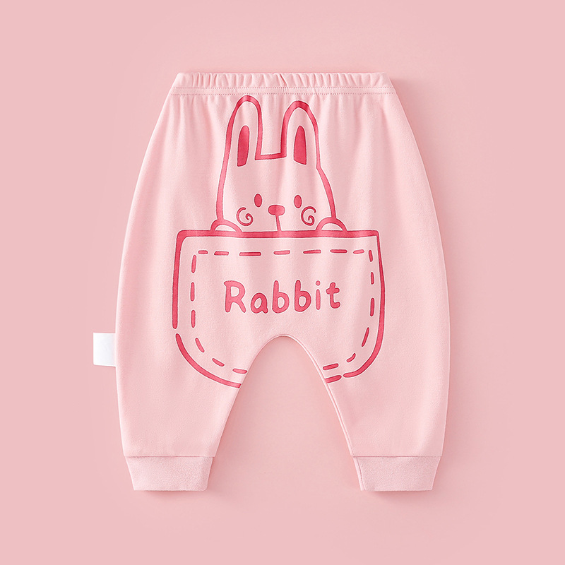 Baby Cartoon Animal Footwear PP Pants
