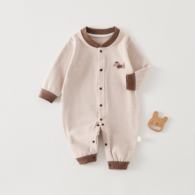 Baby Striped Dachshund Romper
