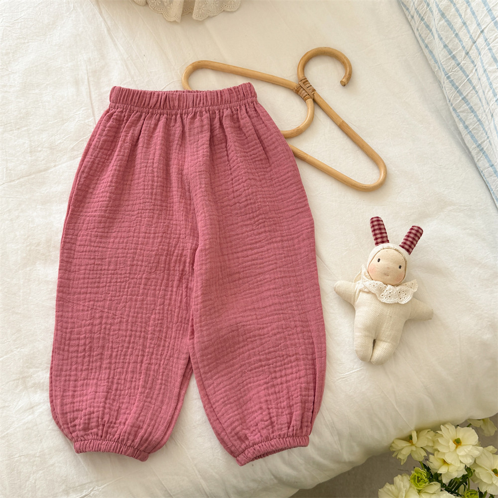 Baby& Kid Solid color Lantern Pants