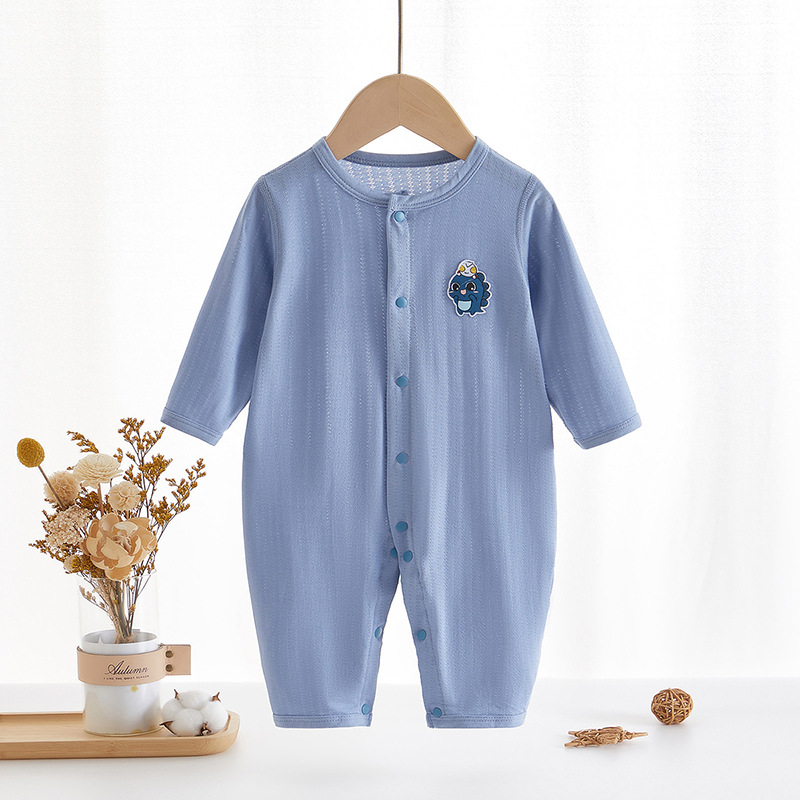 Baby Animal Fruit Embroidery Romper