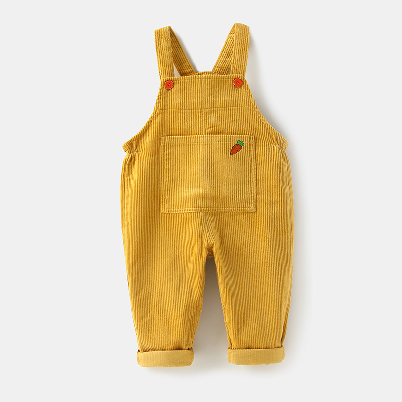 Baby Toddler Carrot Multicolor Overalls