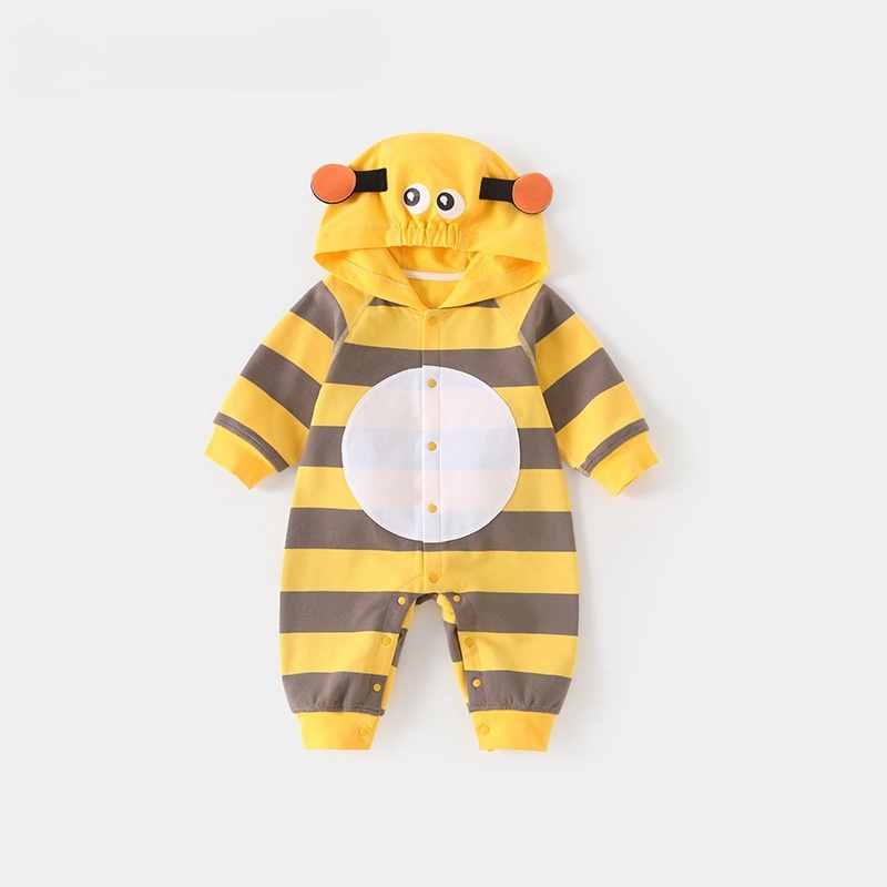 Baby Newborn Animal Hooded Romper 