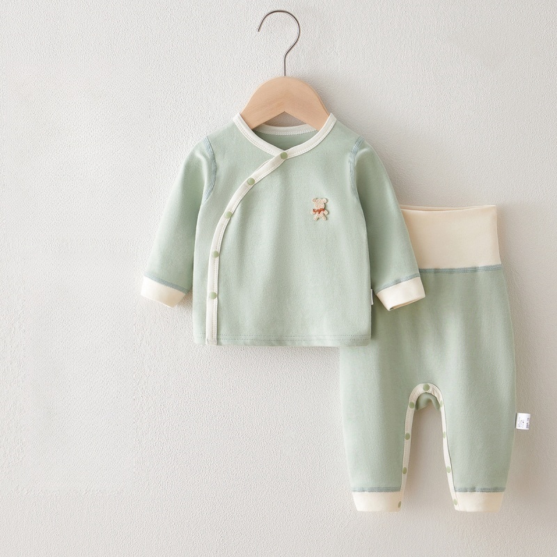 Baby Newborn Bear Colorblock 2-Piece Set