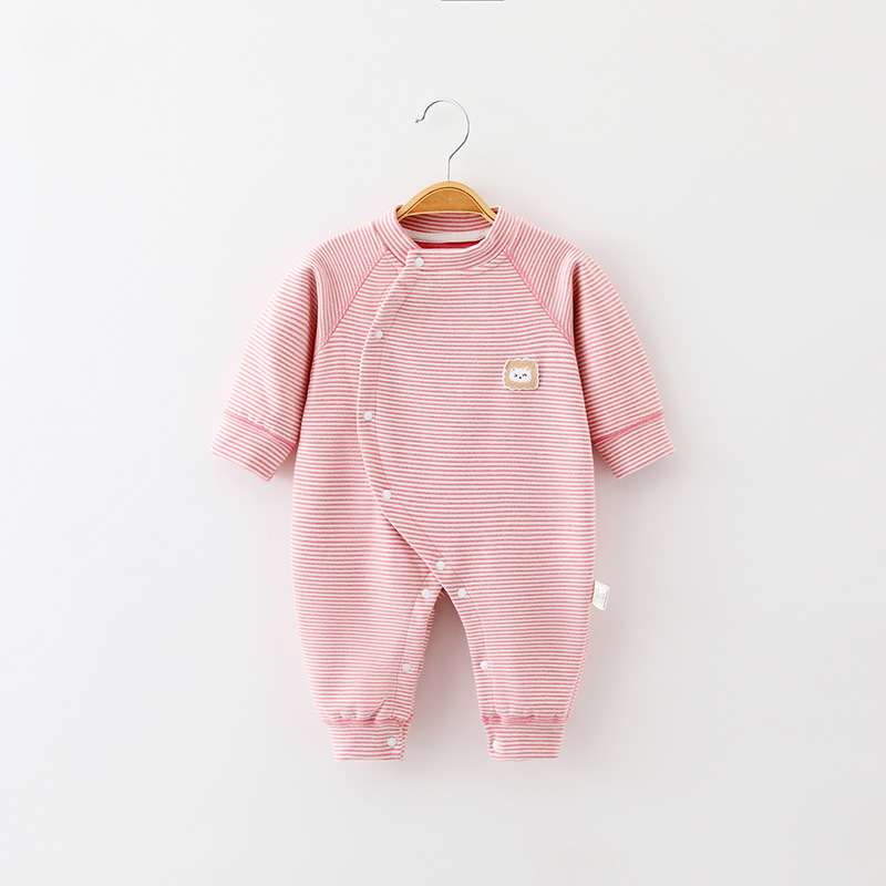 Baby Newborn Bear Stripe Romper