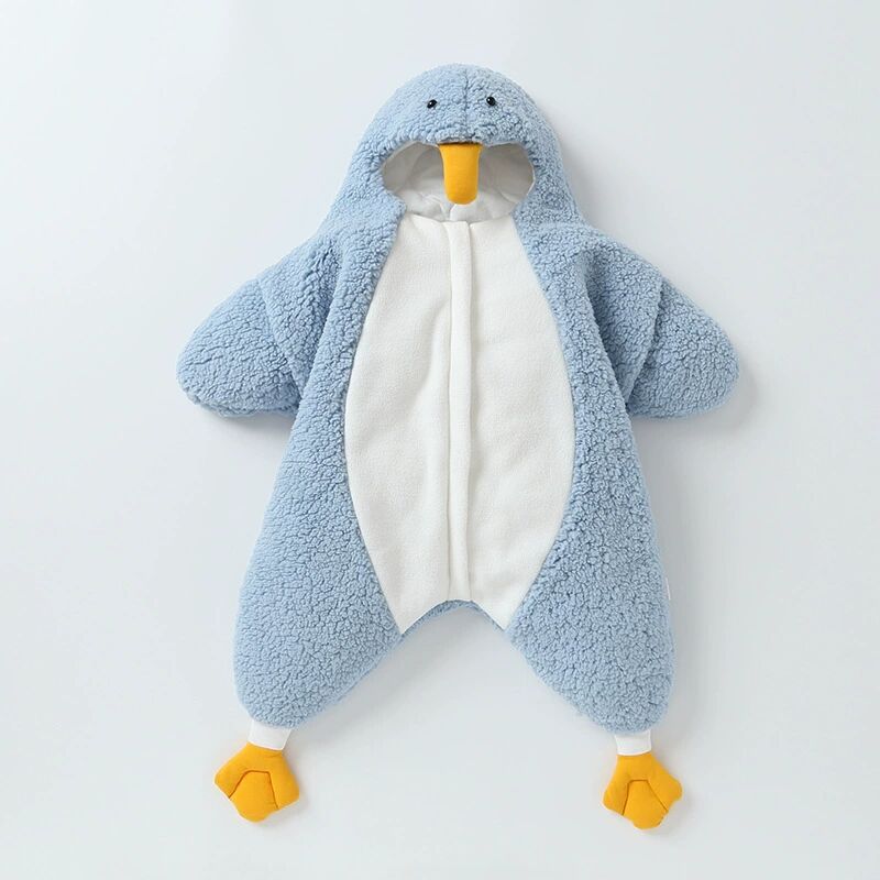 Baby Warm Animal Penguin  Romper