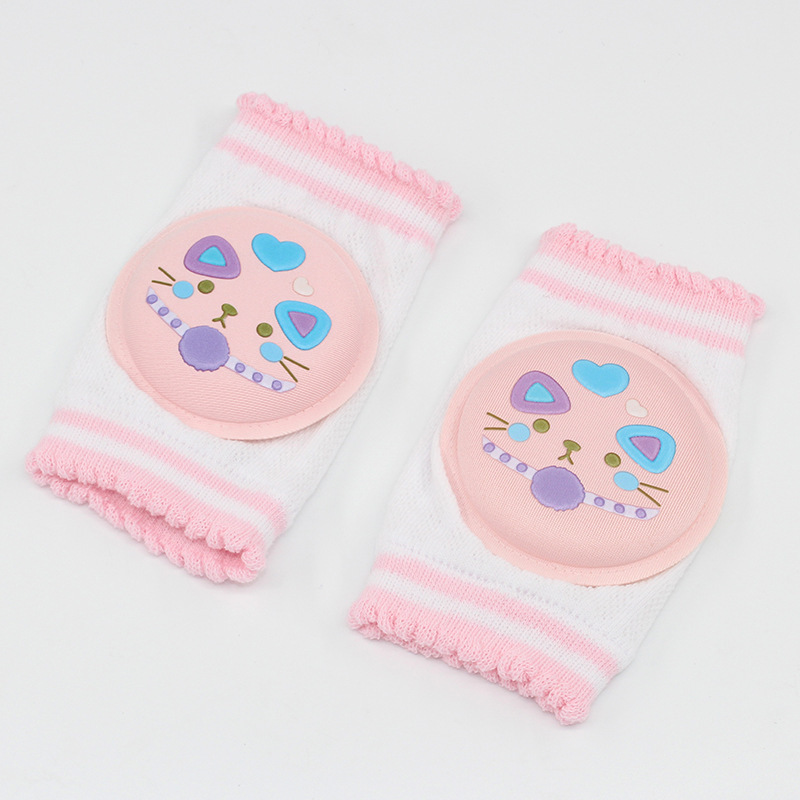 Baby Toddler Animal Mesh Slogan Non-Slip Knee Pads