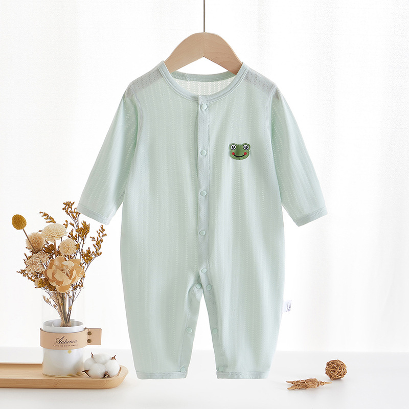 Baby Animal Fruit Embroidery Romper