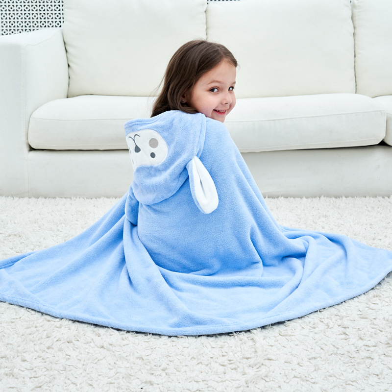 Baby Toddler Cartoon Bath Poncho
