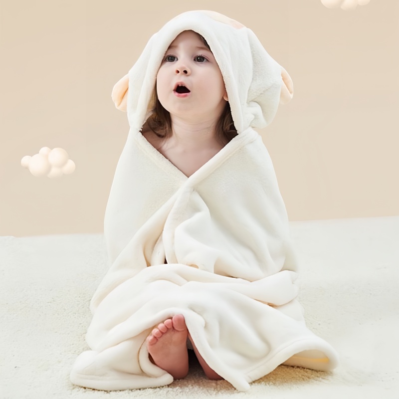 Baby Toddler Cartoon Bath Poncho