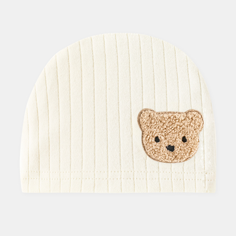 Baby Solid Color Bear Hat