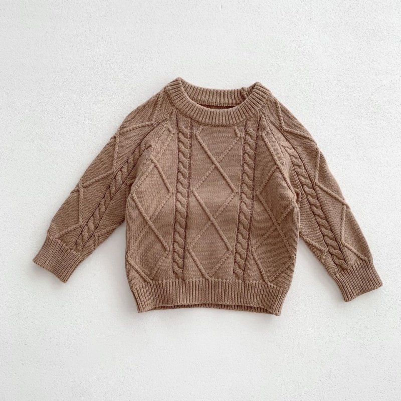 Baby Sweater Overalls Set