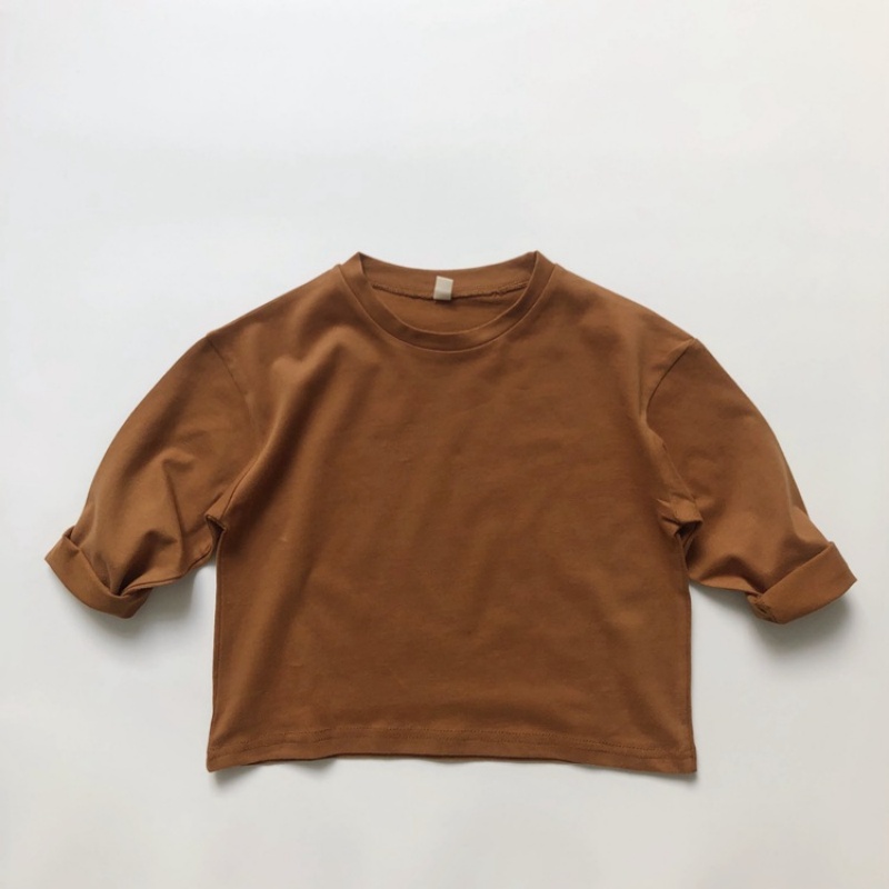 Baby Toddler Drop Shoulder Multi-Color T-Shirt Top