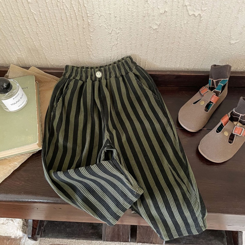 Kids' Printed Corduroy Pants