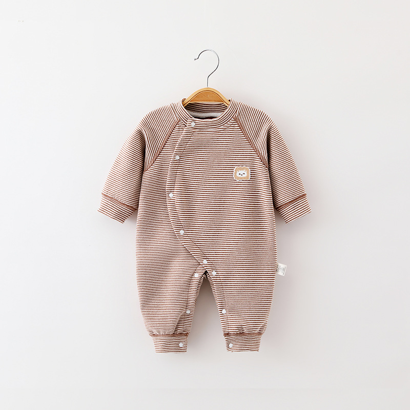 Baby Newborn Bear Stripe Romper