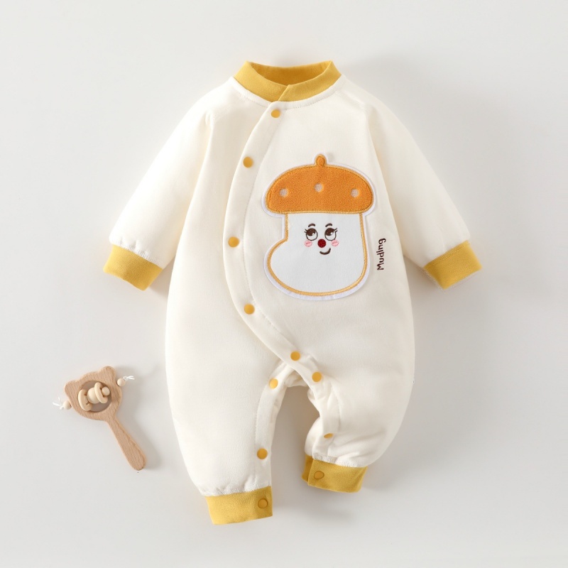 Baby Cartoon Thermal Bone-Free Romper