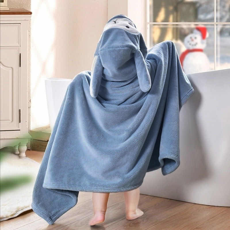 Baby Toddler Cartoon Bath Poncho