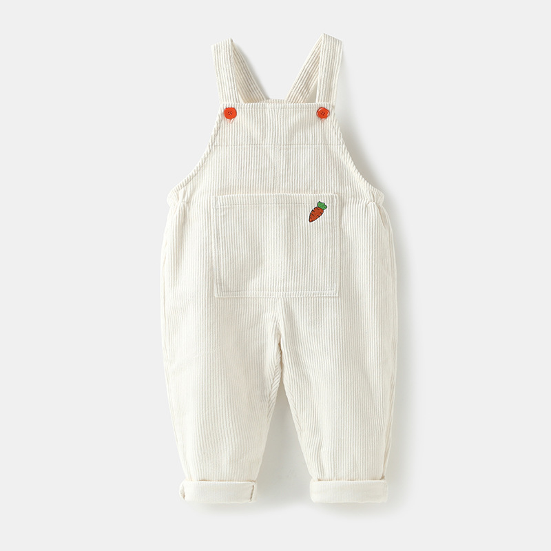 Baby Toddler Carrot Multicolor Overalls