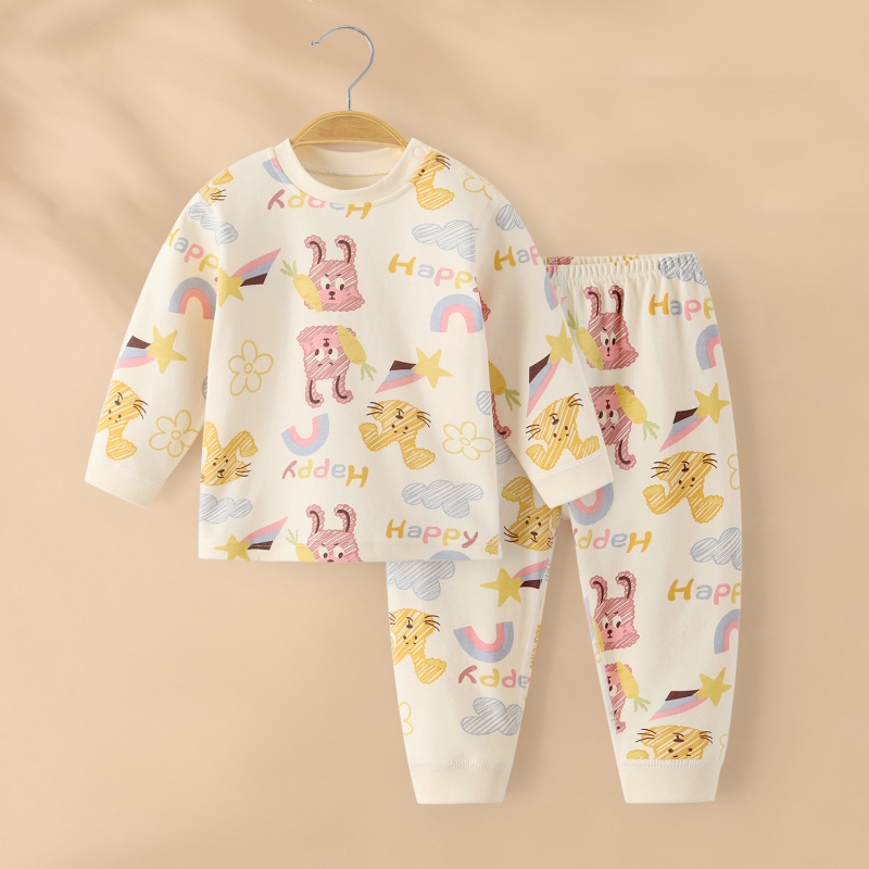 Baby Toddler Rabbit Print 2-Piece Set