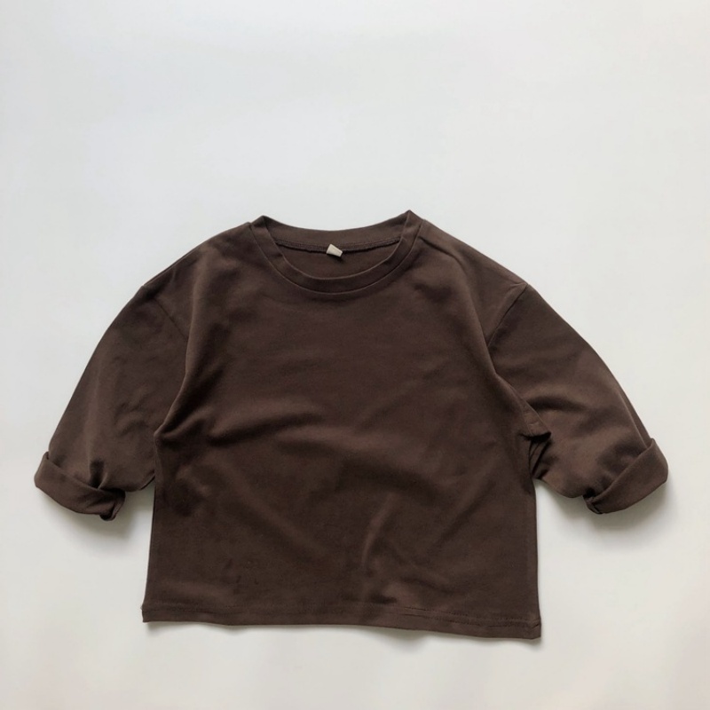 Baby Toddler Drop Shoulder Multi-Color T-Shirt Top