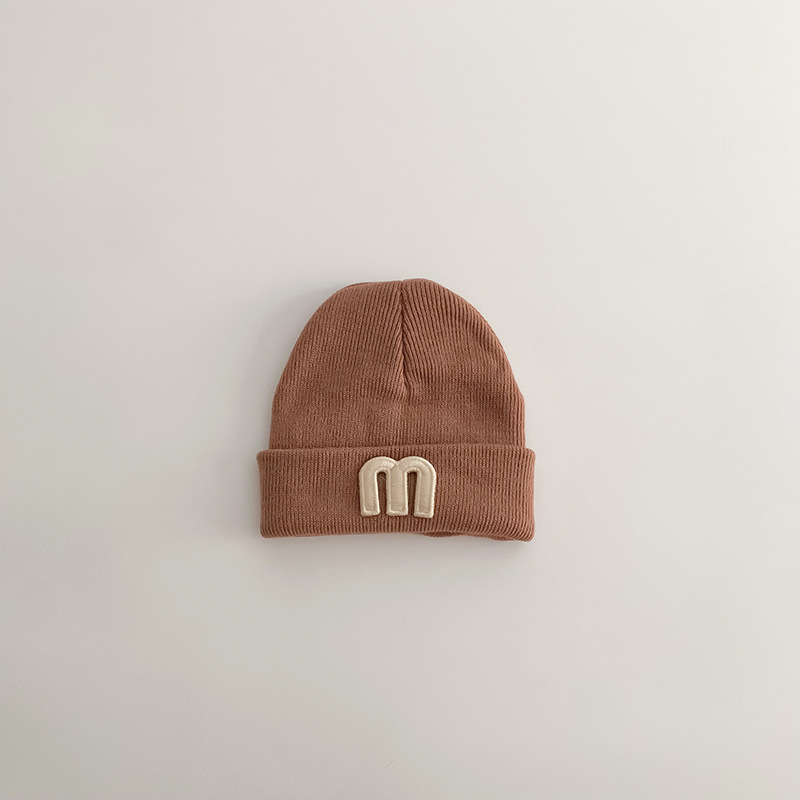 Baby Letter Embroidery Knit Hat