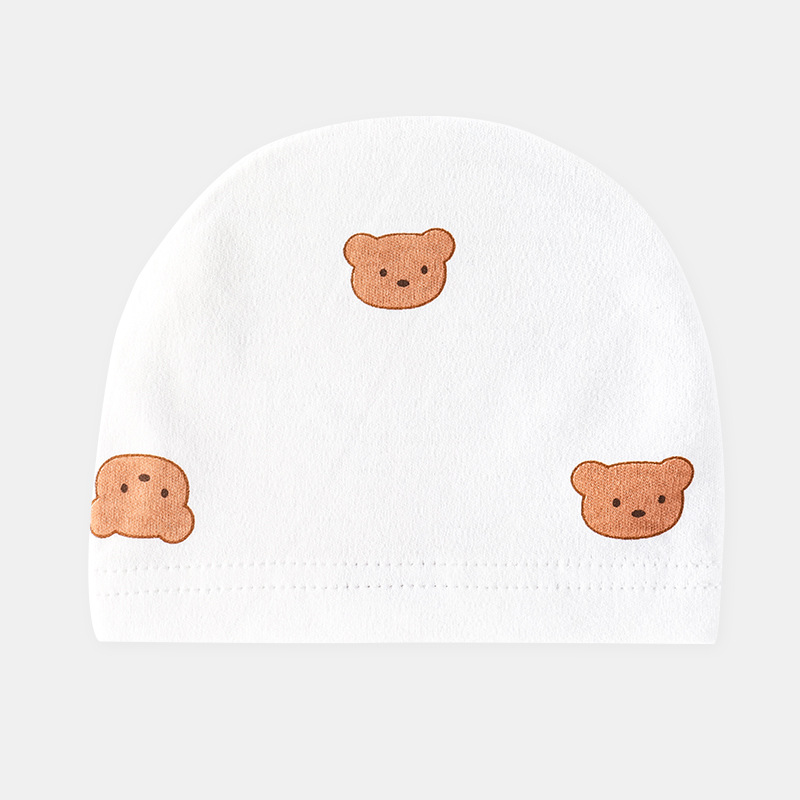 Baby Solid Color Bear Hat