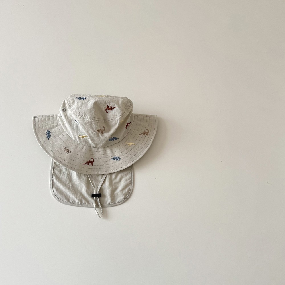 Baby Cartoon Pattern Shawl Bucket Hat