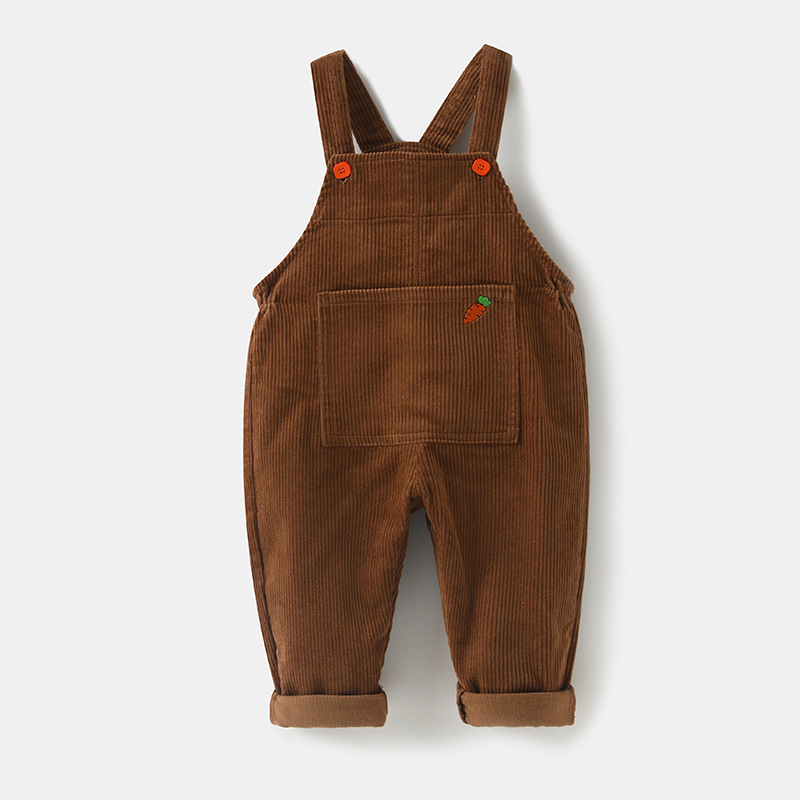 Baby Toddler Carrot Multicolor Overalls