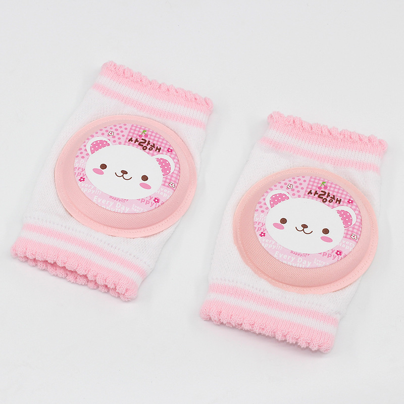 Baby Toddler Animal Mesh Slogan Non-Slip Knee Pads