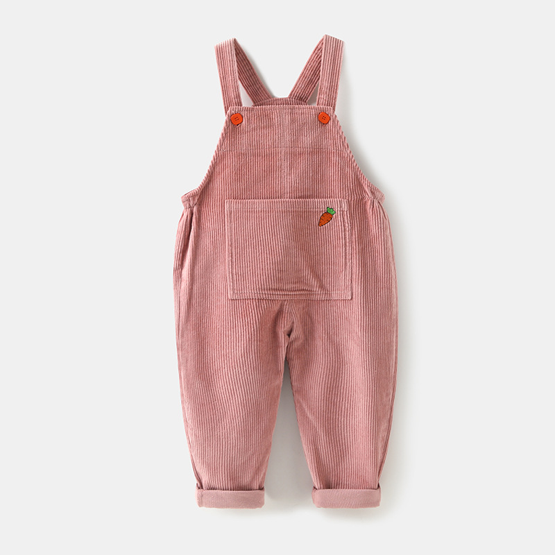 Baby Toddler Carrot Multicolor Overalls