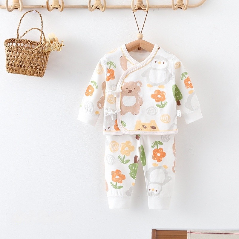 Baby Newborn Bear Flower 2-Piece Set