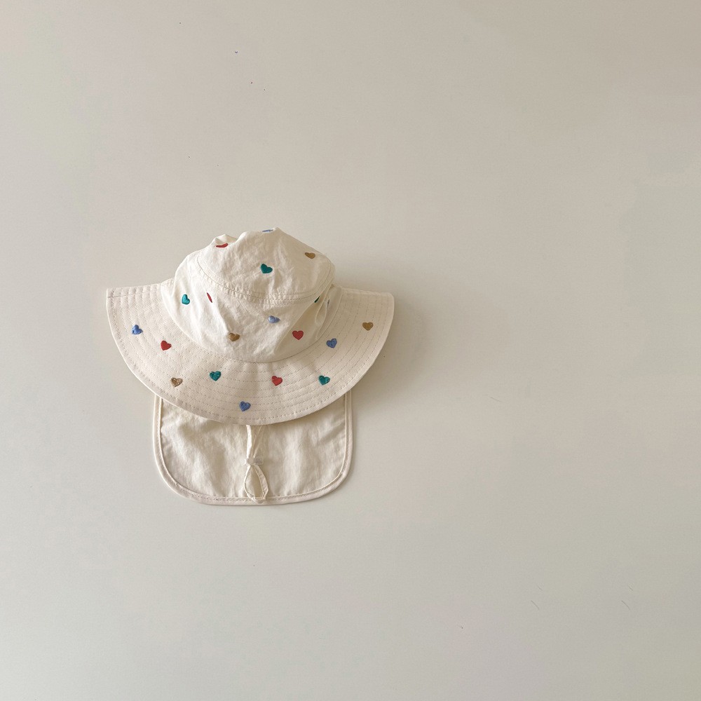 Baby Cartoon Pattern Shawl Bucket Hat