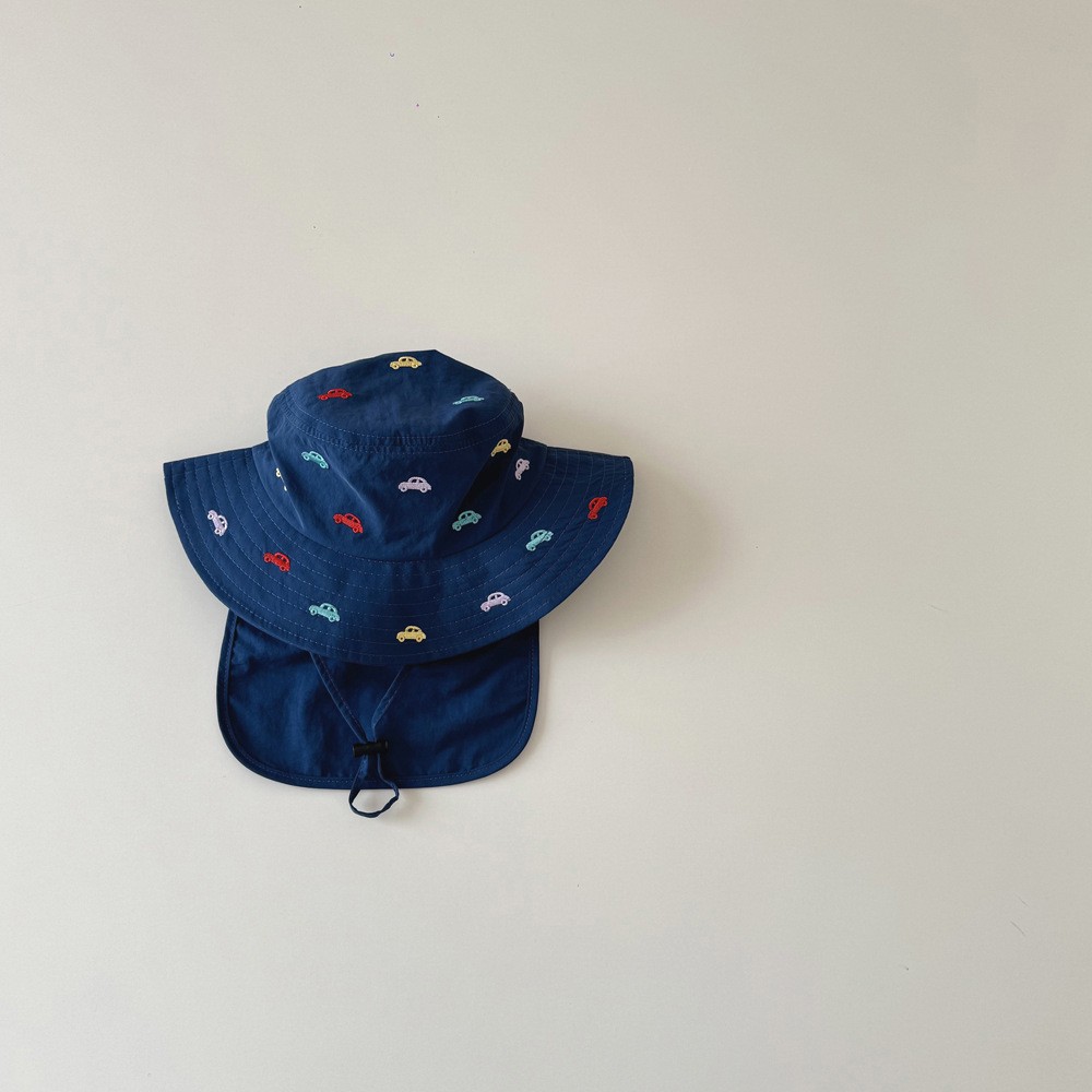 Baby Cartoon Pattern Shawl Bucket Hat