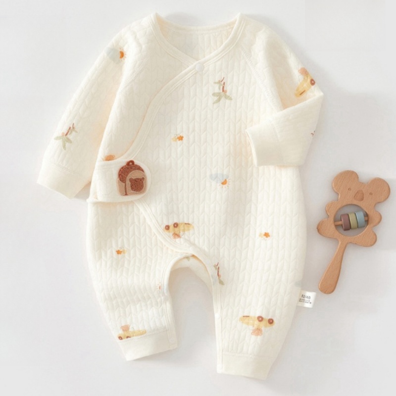 Baby Newborn Warm Velcro Romper 