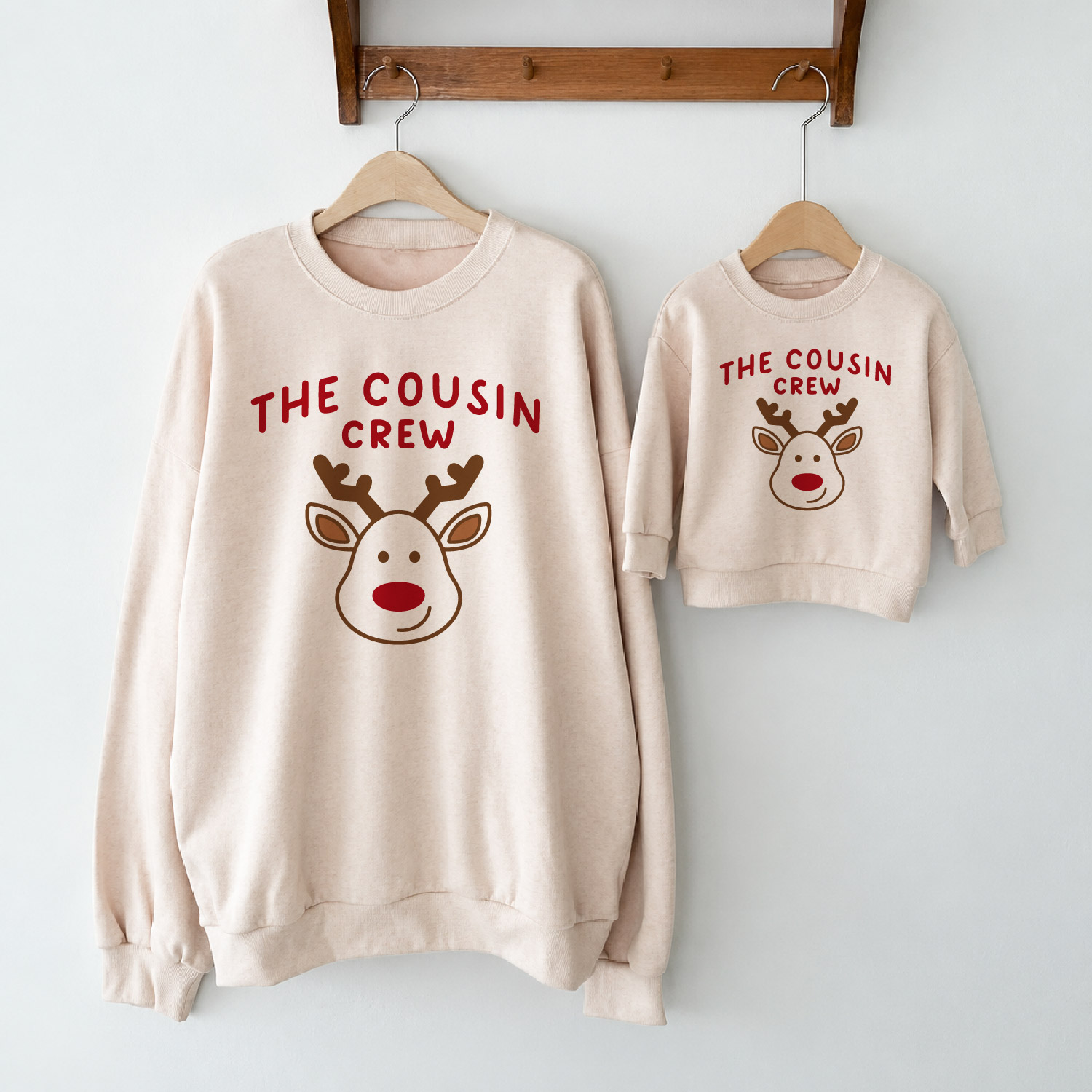 THE COUSIN CREW Family Christmas Reindeer Sweatshirt