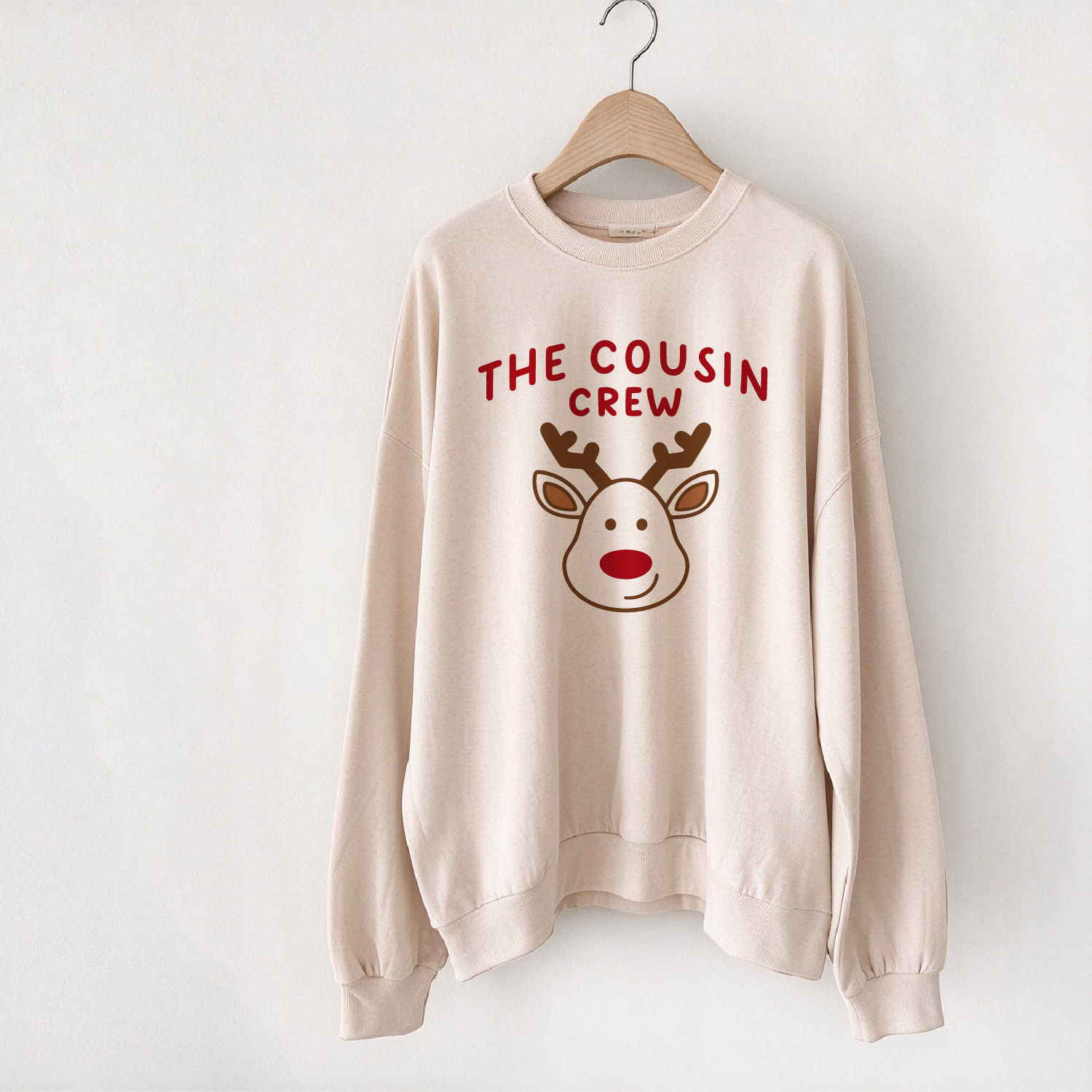 THE COUSIN CREW Family Christmas Reindeer Sweatshirt