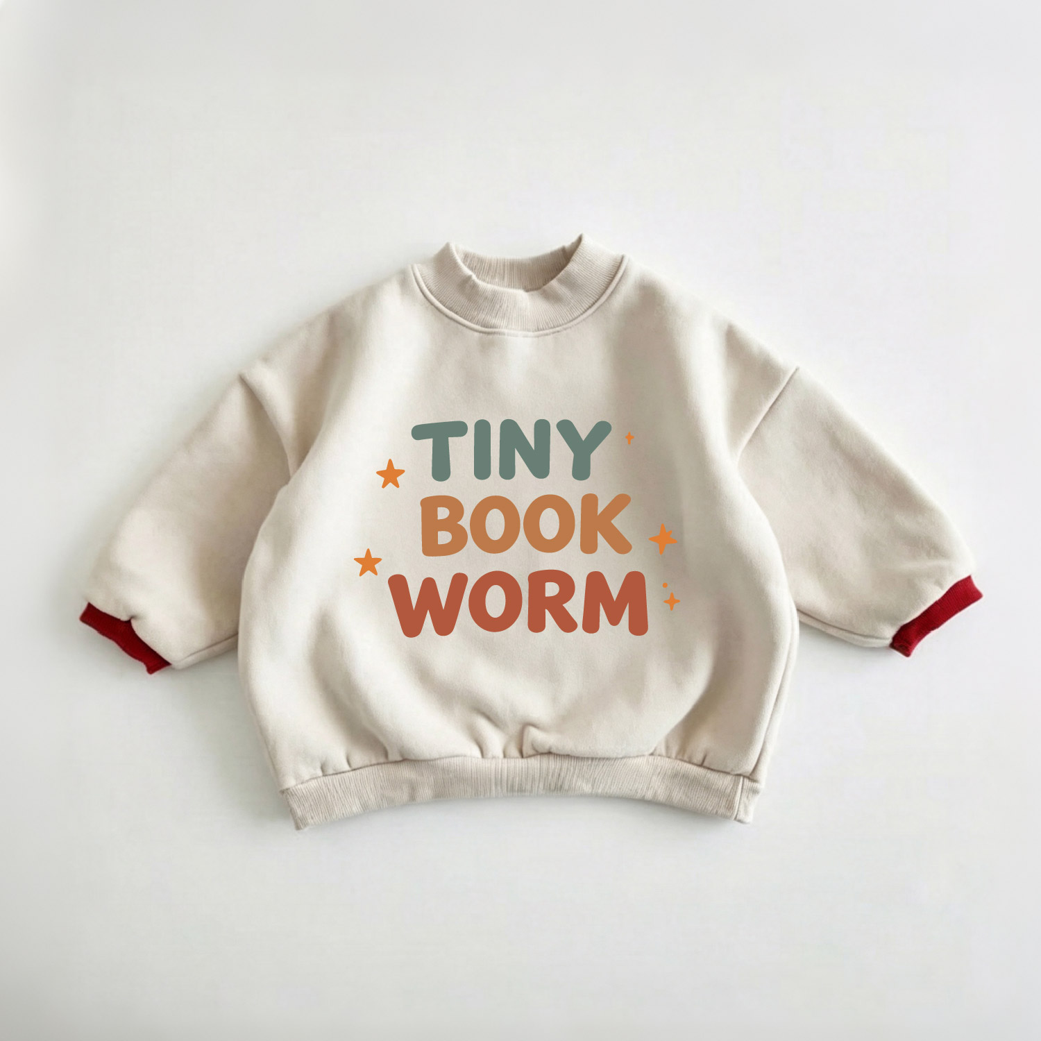 TINY BOOK WORM Baby Toddler Sweatshirt