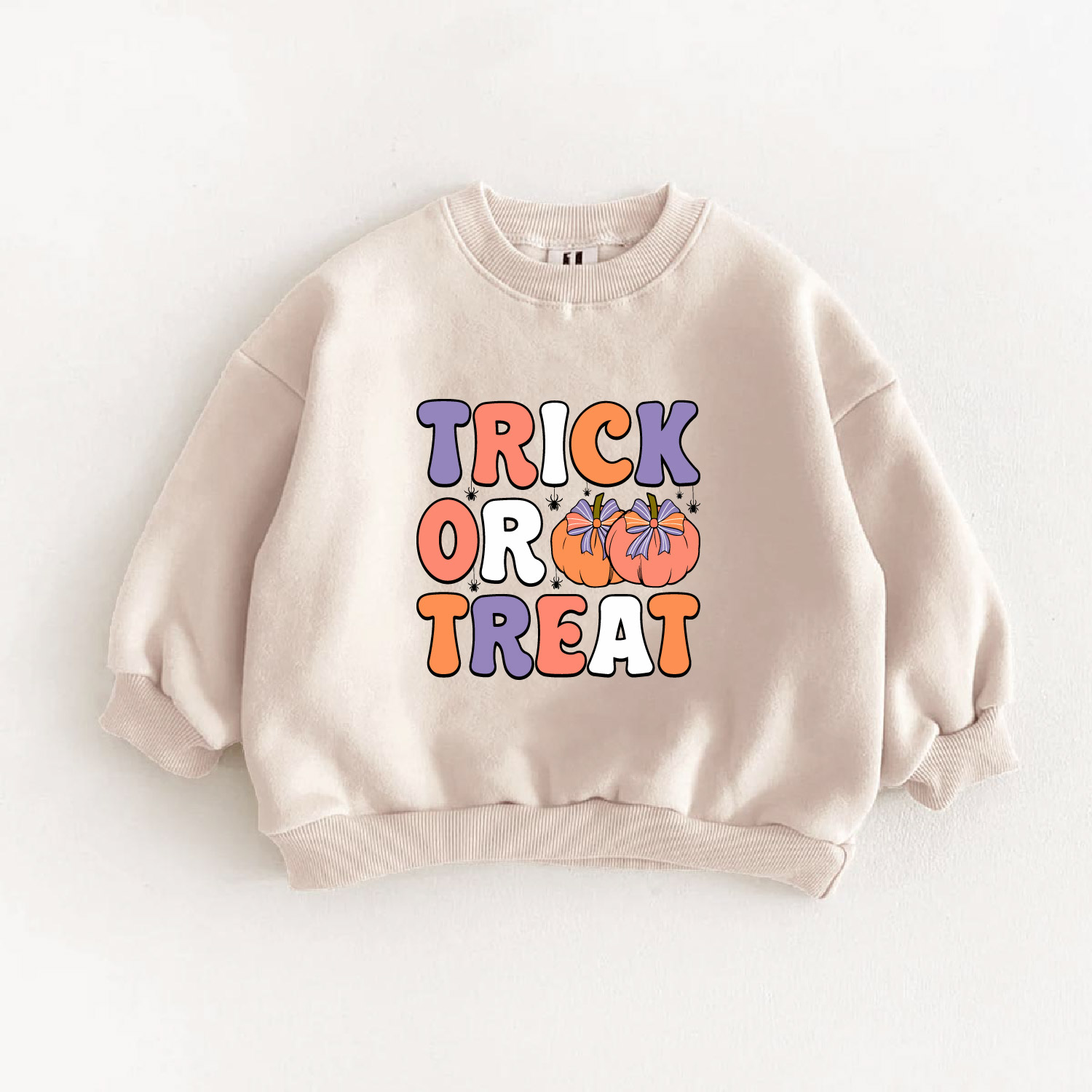 TRICK OR TREAT Baby & Kids Ghost Pumpkin Sweatshirt