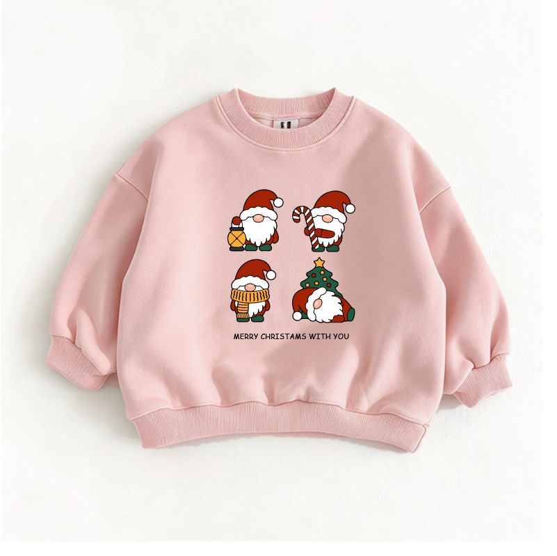 Baby Toddler Merry Christmas Happy Santa Sweatshirt