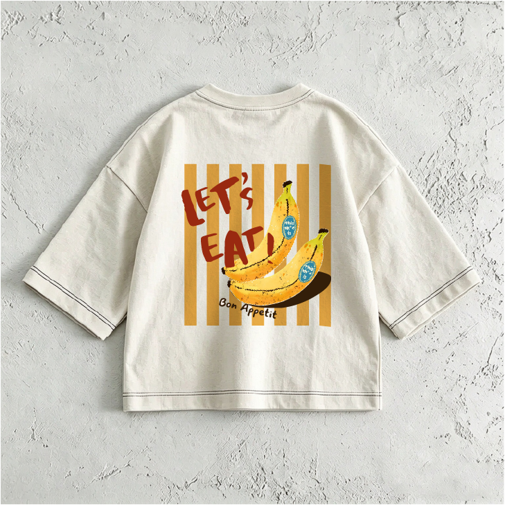 THAT'S BANANAS Baby & Kids Print Front & Back T-Shirt (6M-12Y)