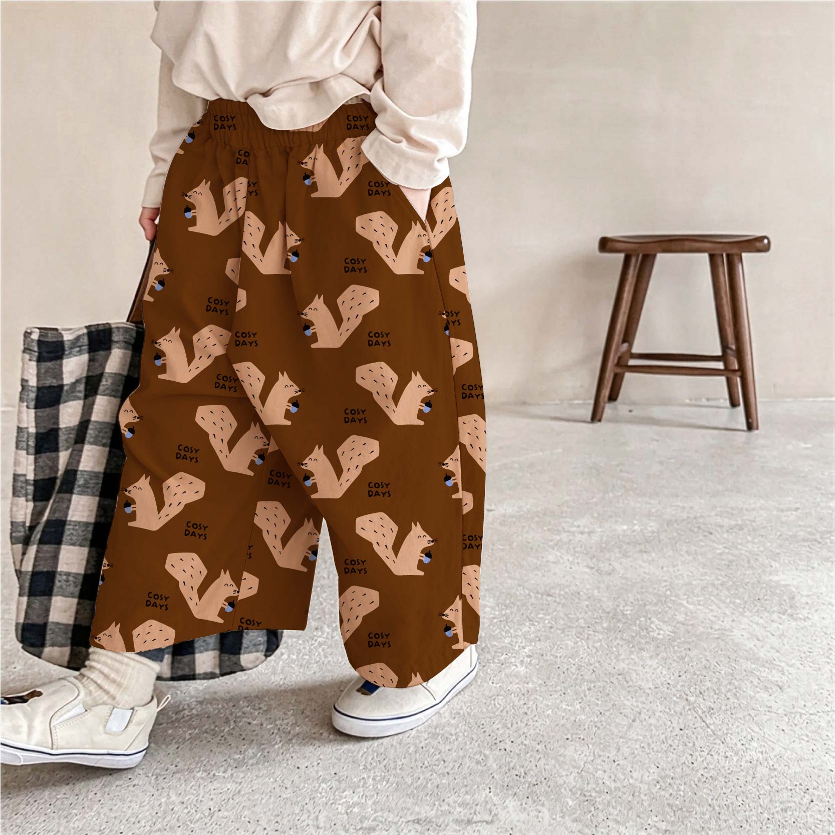 Baby & Kids Squirrel Pattern Pants