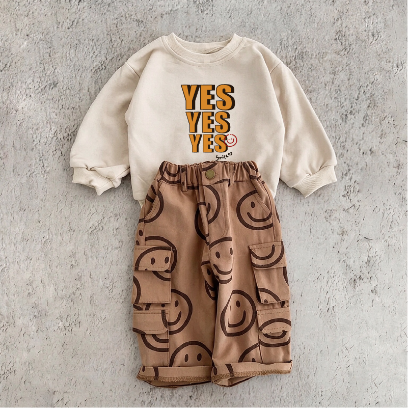 YES SMILE Baby & Kid Sweatshirt 2-Piece Set