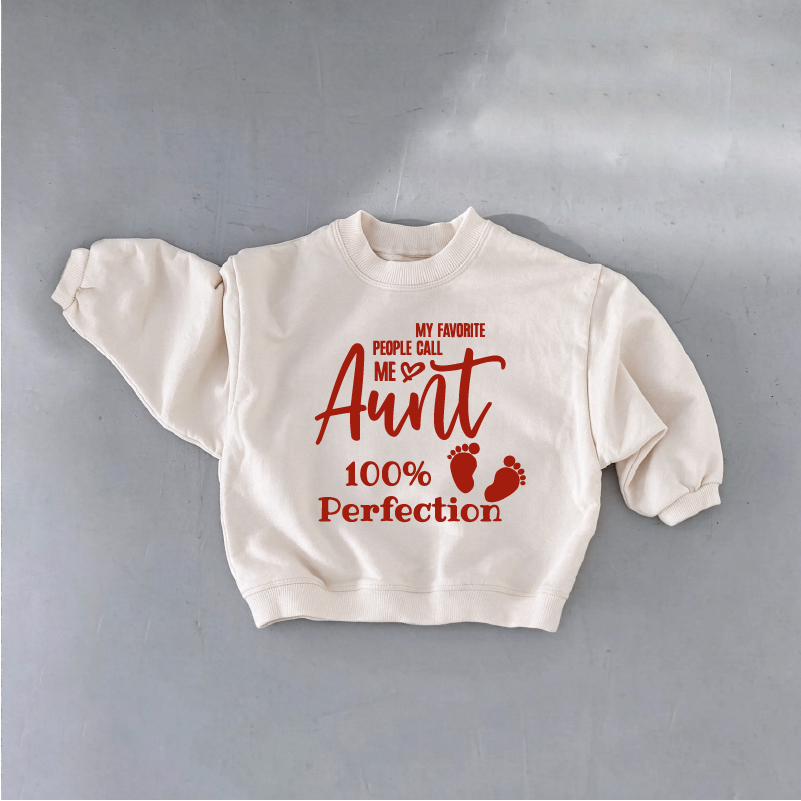 My Favorite People Call Me Aunt Baby & Kids Sweatshirt