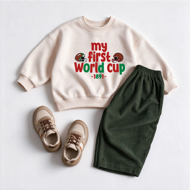 MY FIRST WORLD CUP FOOTBALL Baby & Kids Sweatshirt and Pants 2-piece Set 