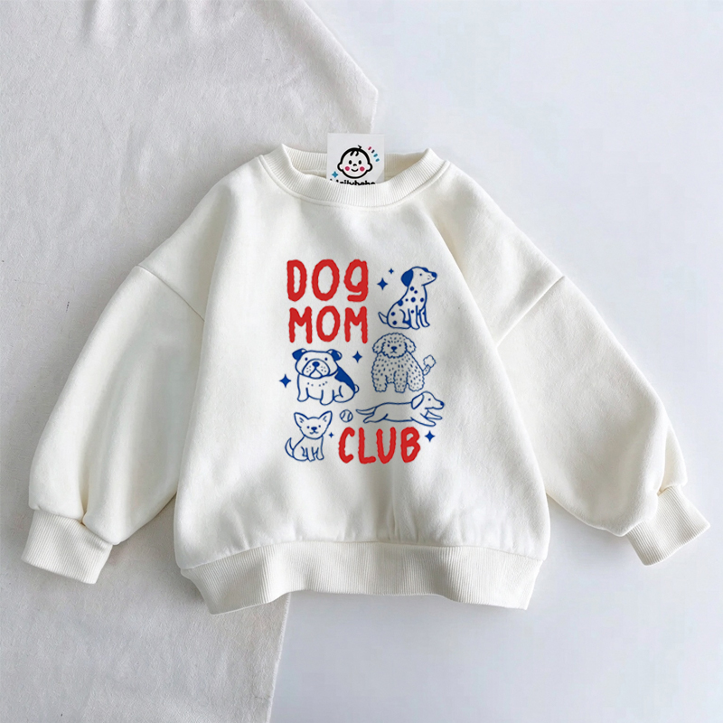 Dog Mom Club Baby & Toddler Print  Sweatshirt