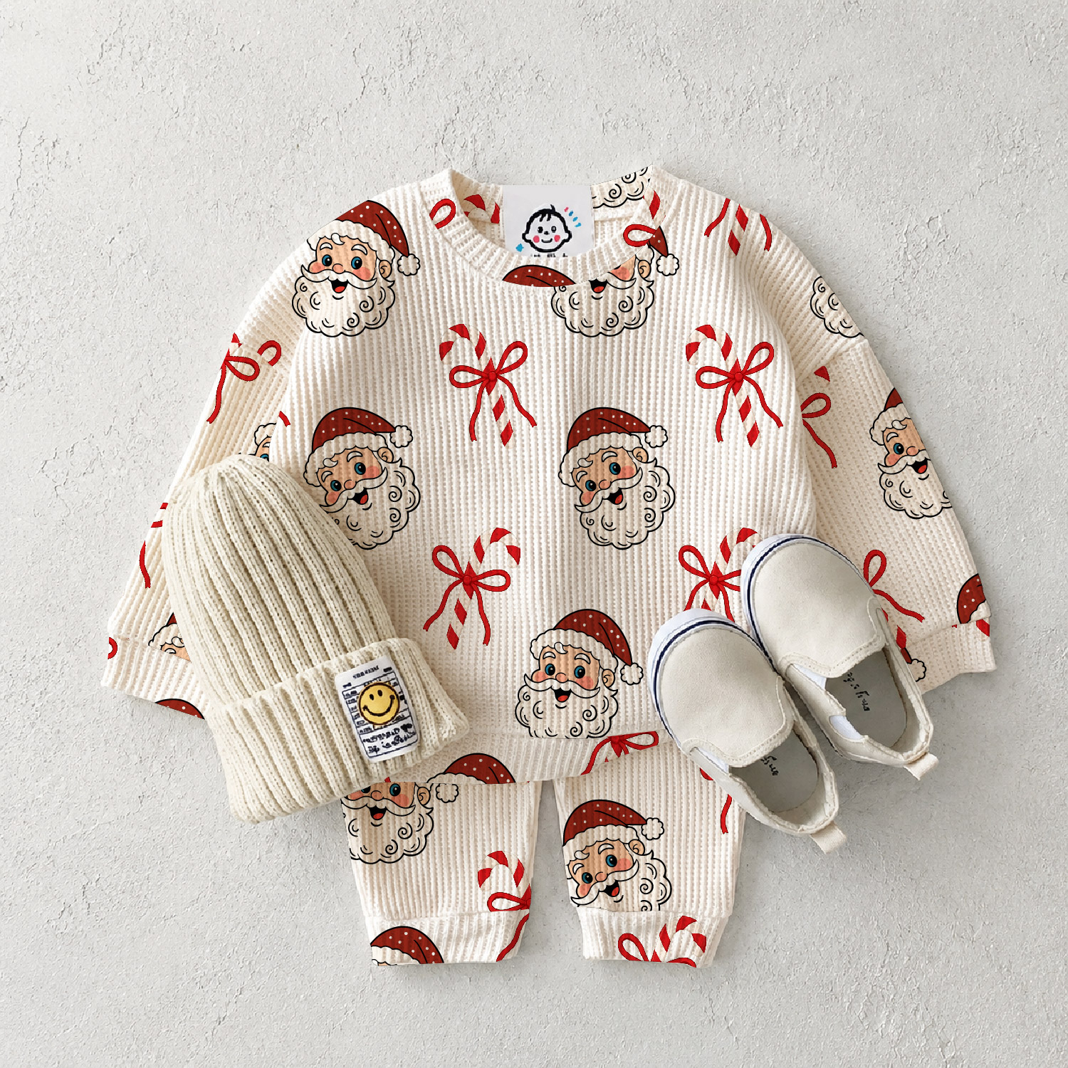 Baby Santa Claus Waffle 2-Piece Set