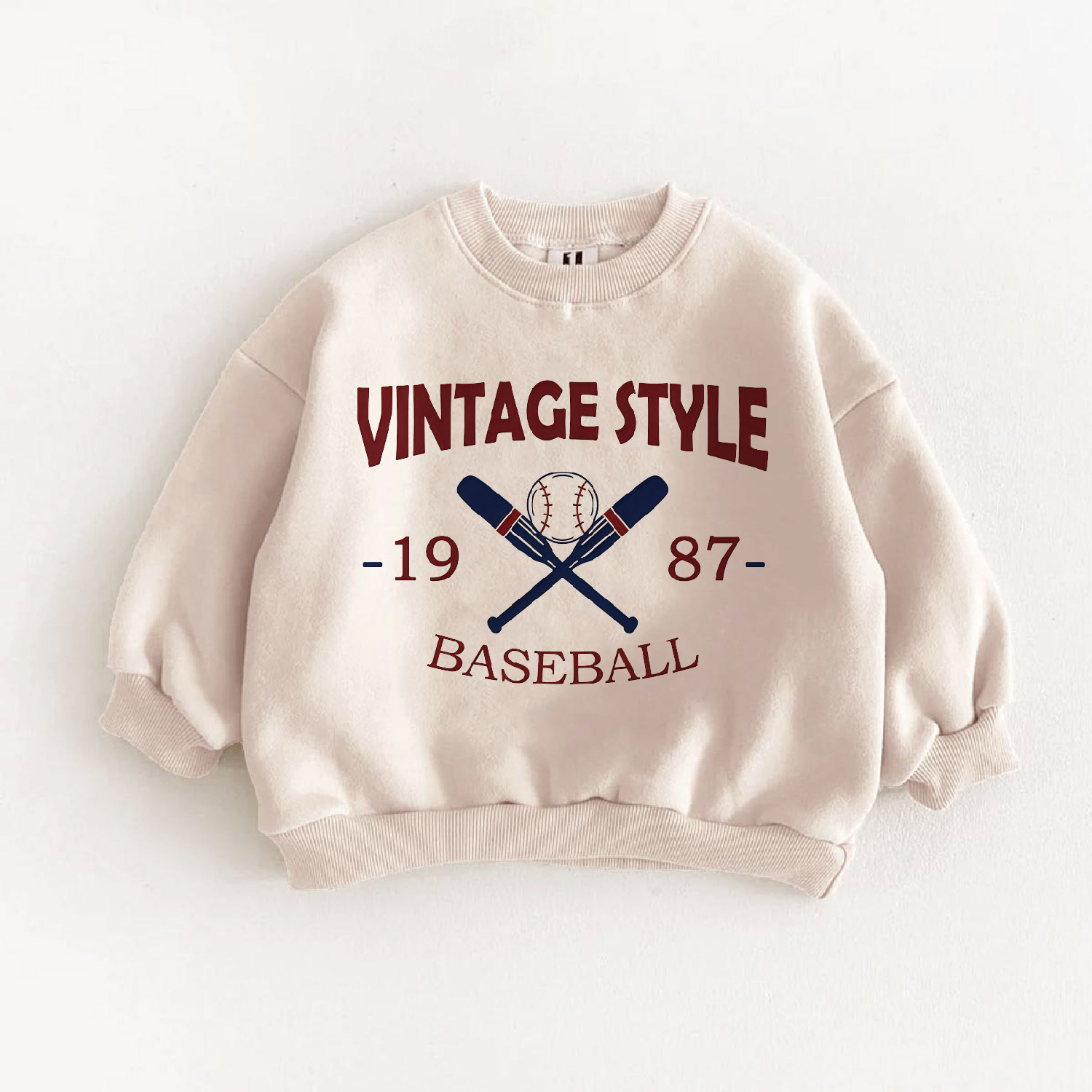 VINTAGE STYLE BASEBALL Baby & Kids Sweatshirt