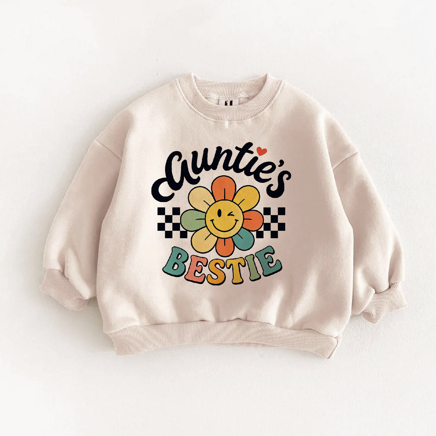 AUNTIE'S BESTIE Baby & Kids Flower Sweatshirt