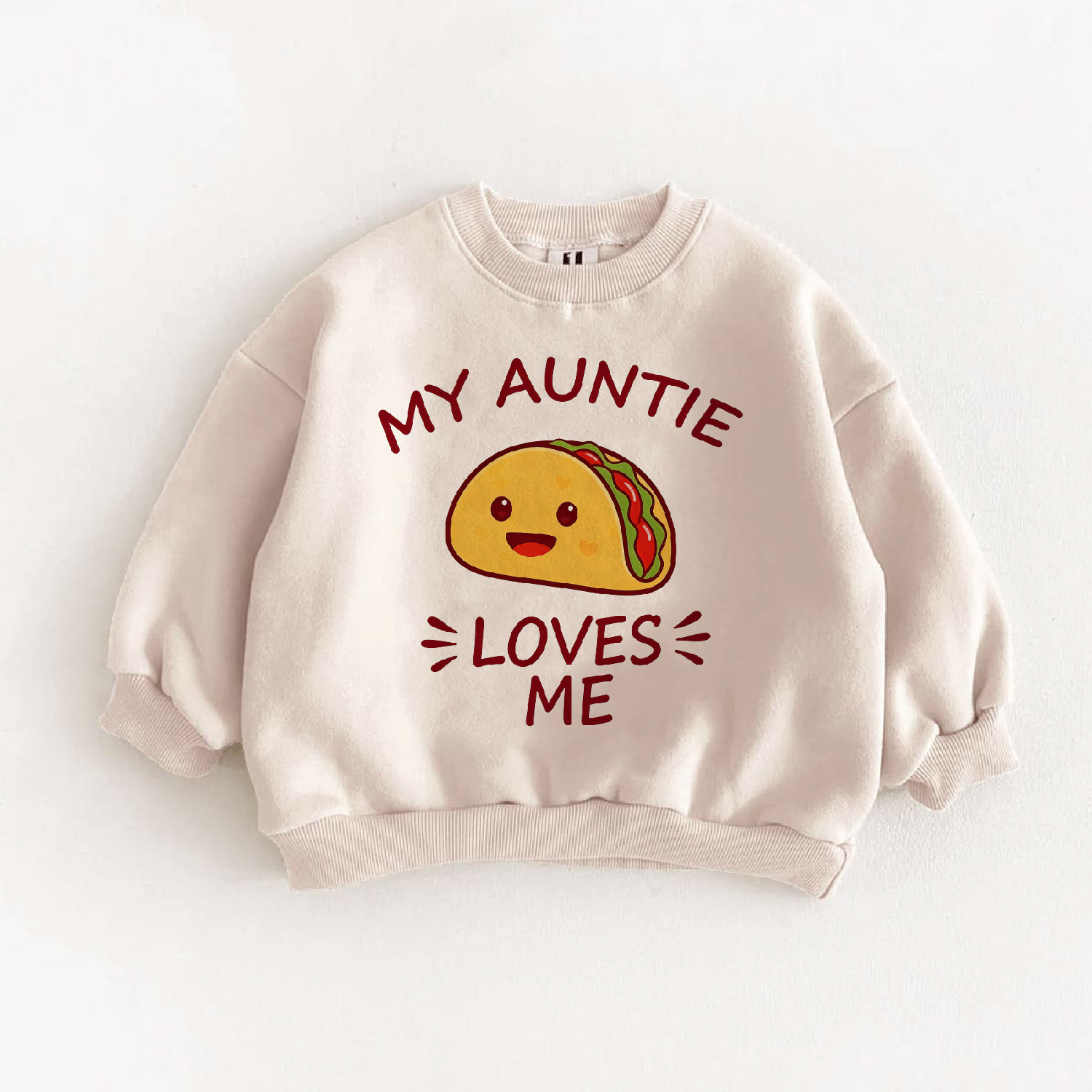 MY AUNTIE LOVES ME Baby & Kids Taco Sweatshirt