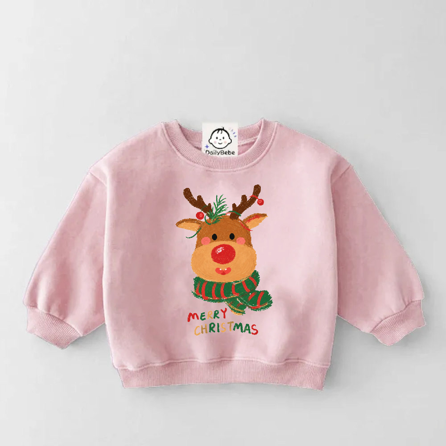 Baby & Toddler Christmas Reindeer Print Sweatshirt