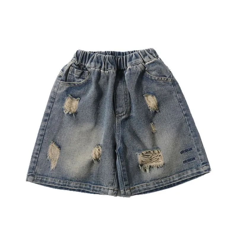Toddler Kid Fashion Denim Ripped Shorts